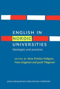 cover of the book English in Nordic Universities: Ideologies and practices