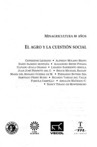 cover of the book El agro y la cuestión social