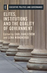 cover of the book Elites, institutions and the quality of government