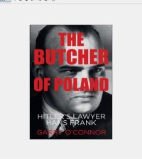 cover of the book The Butcher of Poland: Hitler's Lawyer Hans Frank