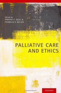 cover of the book Palliative Care and Ethics