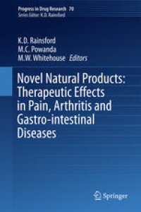 cover of the book Novel Natural Products: Therapeutic Effects in Pain, Arthritis and Gastro-intestinal Diseases