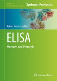 cover of the book ELISA: Methods and Protocols