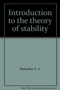 cover of the book Introduction to the theory of stability