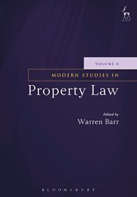 cover of the book Modern Studies in Property Law 8