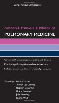 cover of the book Oxford American Handbook of Pulmonary Medicine