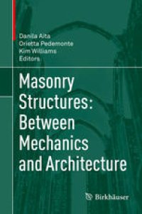 cover of the book Masonry Structures: Between Mechanics and Architecture