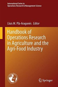 cover of the book Handbook of Operations Research in Agriculture and the Agri-Food Industry