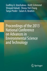 cover of the book Proceedings of the 2013 National Conference on Advances in Environmental Science and Technology