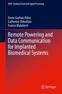 cover of the book Remote Powering and Data Communication for Implanted Biomedical Systems