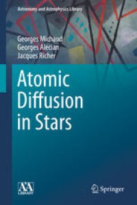 cover of the book Atomic Diffusion in Stars