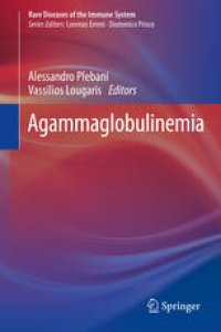 cover of the book Agammaglobulinemia