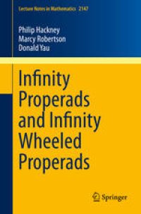 cover of the book Infinity Properads and Infinity Wheeled Properads