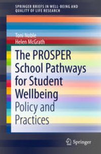 cover of the book The PROSPER School Pathways for Student Wellbeing: Policy and Practices