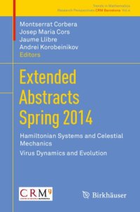 cover of the book Extended Abstracts Spring 2014: Hamiltonian Systems and Celestial Mechanics; Virus Dynamics and Evolution