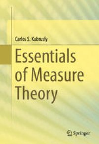 cover of the book Essentials of Measure Theory