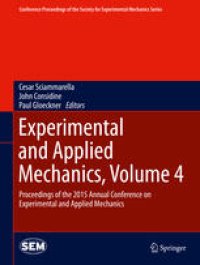 cover of the book Experimental and Applied Mechanics, Volume 4: Proceedings of the 2015 Annual Conference on Experimental and Applied Mechanics