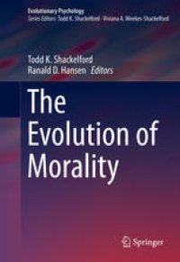 cover of the book The Evolution of Morality