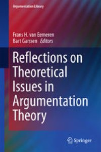 cover of the book Reflections on Theoretical Issues in Argumentation Theory