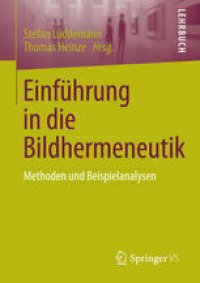 cover of the book Einführung in die Bildhermeneutik: Methoden und Beispielanalysen