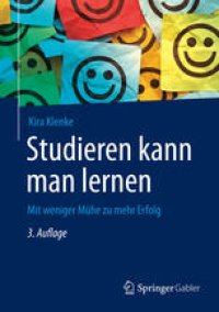 cover of the book Studieren kann man lernen: Mit weniger Mühe zu mehr Erfolg