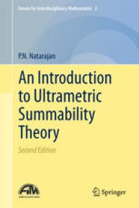 cover of the book An Introduction to Ultrametric Summability Theory