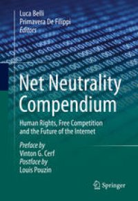 cover of the book Net Neutrality Compendium: Human Rights, Free Competition and the Future of the Internet