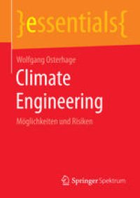 cover of the book Climate Engineering: Möglichkeiten und Risiken