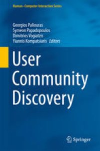 cover of the book User Community Discovery