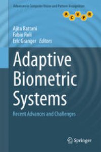 cover of the book Adaptive Biometric Systems: Recent Advances and Challenges