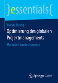 cover of the book Optimierung des globalen Projektmanagements: Methoden und Instrumente