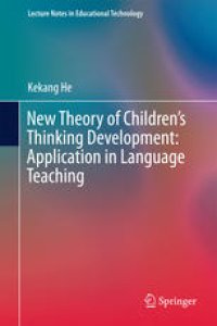 cover of the book New Theory of Children’s Thinking Development: Application in Language Teaching