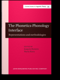 cover of the book The Phonetics-Phonology Interface: Representations and methodologies