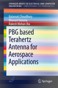 cover of the book PBG based Terahertz Antenna for Aerospace Applications