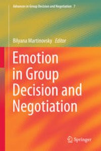 cover of the book Emotion in Group Decision and Negotiation