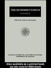 cover of the book The Buddhist forum: Volume 2,  Seminar Papers 1988-1990