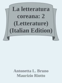 cover of the book La letteratura coreana