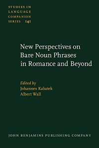 cover of the book New Perspectives on Bare Noun Phrases in Romance and Beyond