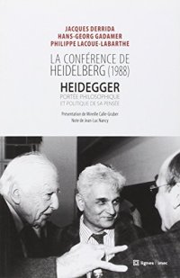 cover of the book La conférence de Heidelberg (1988): Heidegger