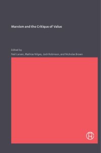 cover of the book Marxism and the Critique of Value