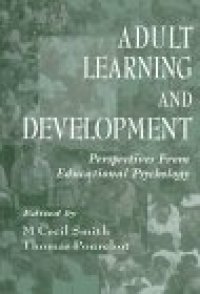 cover of the book Adult Learning and Development: Perspectives From Educational Psychology