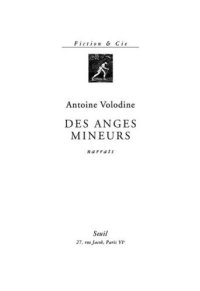 cover of the book Des anges mineurs