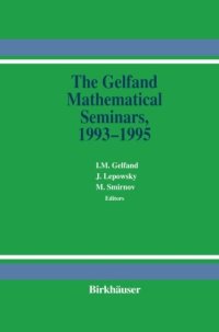 cover of the book The Gelfand mathematical seminars, 1993-1995