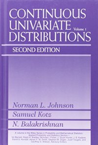 cover of the book Continuous univariate distributions. Vol.1