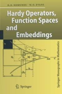 cover of the book Hardy operators, funetion spaees and embeddings