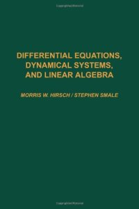 cover of the book Differential equations, dynamical systems, and linear algebra