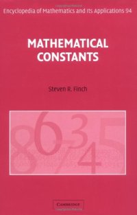 cover of the book Mathematical constants