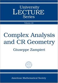 cover of the book Complex analysis and CR geometry