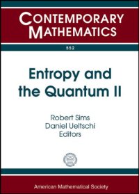 cover of the book Entropy and the Quantum II