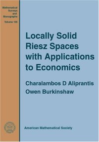 cover of the book Locally solid Riesz spaces with applications to economics